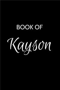 Kayson Journal Notebook