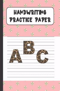 Handwriting Practice Paper ABC