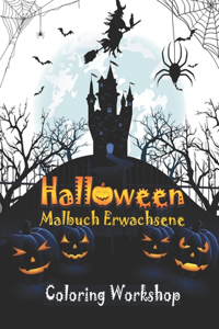 Halloween Malbuch Erwachsene
