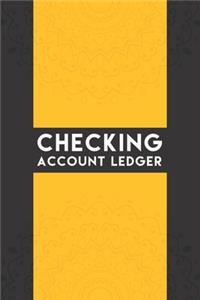 Checking Account Ledger