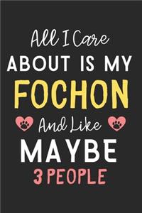 All I care about is my FoChon and like maybe 3 people