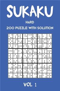 Sukaku Hard 200 Puzzle With Solution Vol 1