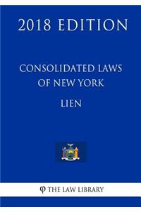 Consolidated Laws of New York - Lien (2018 Edition)