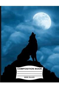 Wide Ruled Composition Book