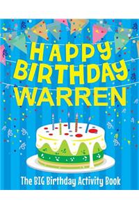 Happy Birthday Warren - The Big Birthday Activity Book