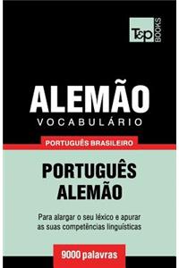 Vocabulário Português Brasileiro-Alemão - 9000 palavras