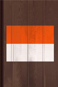 Monaco Flag Journal Notebook