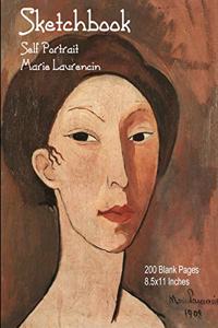 Sketchbook - Self Portrait - Marie Laurencis