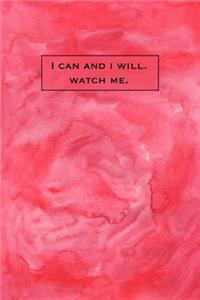 I Can and I Will