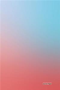 Journal Pages - Blue Pink Blur (Bullet Journal)