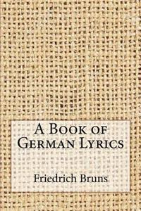 A Book of German Lyrics