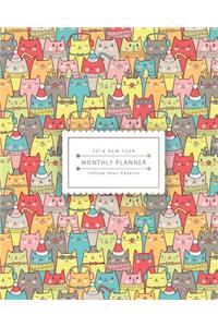 2018 New Year Monthly Planner