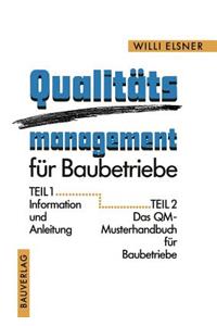Qualitäts management für Baubetriebe