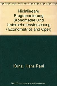 Nichtlineare Programmierung