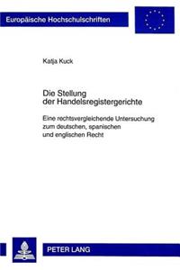 Die Stellung Der Handelsregistergerichte