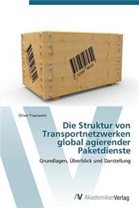 Struktur von Transportnetzwerken global agierender Paketdienste