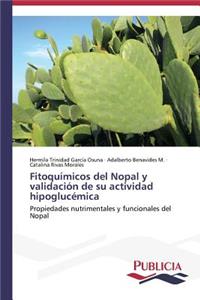 Fitoquímicos del Nopal y validación de su actividad hipoglucémica