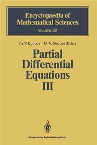 Partial Differential Equations III