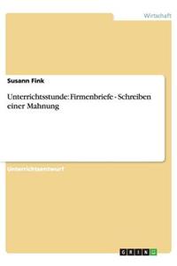 Unterrichtsstunde