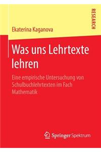 Was Uns Lehrtexte Lehren