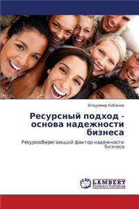Resursnyy Podkhod - Osnova Nadezhnosti Biznesa