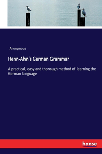 Henn-Ahn's German Grammar