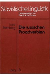 Die Russischen Proadverbien