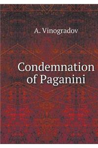 Condemnation of Paganini