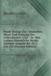 Musik-Beilage Zur 