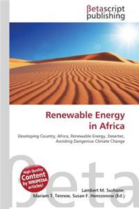 Renewable Energy in Africa