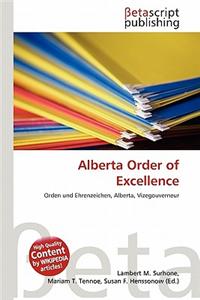 Alberta Order of Excellence