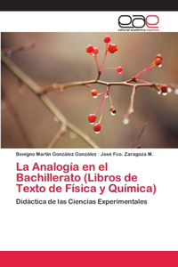 Analogía en el Bachillerato (Libros de Texto de Física y Química)