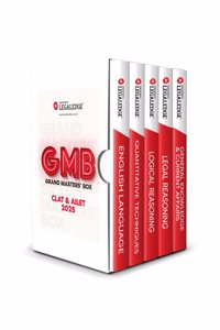 LegalEdge's Grand Masters' Box (GMB) for CLAT & AILET 2025 | General Knowledge, Quantitative Techniques, English Language, Legal Reasoning & Logical Reasoning (Pack OF 5)
