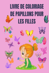 Livre de coloriage de papillons pour les filles