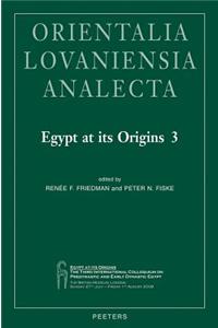 Egypt at its Origins 3