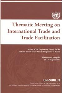 Thematic meeting in international trade and trade facilitation