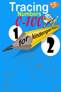 Tracing numbers 0-100 for kindergarten