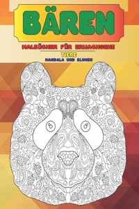Malbücher für Erwachsene - Mandala und Blumen - Tiere - Bären