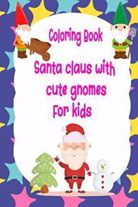 Coloring Book, Santa Claus And Genomes For Kids