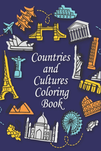 Countries and Cultures Coloring Book