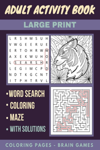 Adult Activity Book