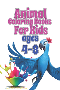 Animal Coloring Books For Kids Ages 4-8