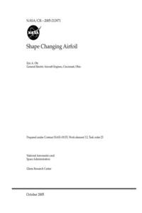 Shape Changing Airfoil