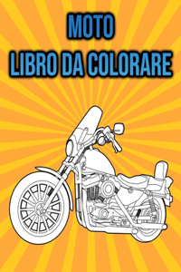 Libro da Colorare Moto