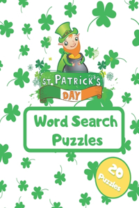 St. Patrick's Day Word Search Puzzles