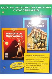 Prentice Hall History of Our World Reading and Vocabulary Study Guide Spanish 2005c