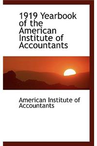 1919 Yearbook of the American Institute of Accountants