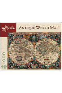 Puzzle-Antique World Map