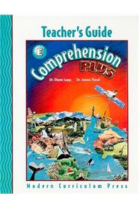 Comprehension Plus, Level E Teacher's Guide
