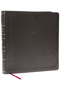 Nabre XL, Catholic Edition, Leathersoft, Black, Comfort Print